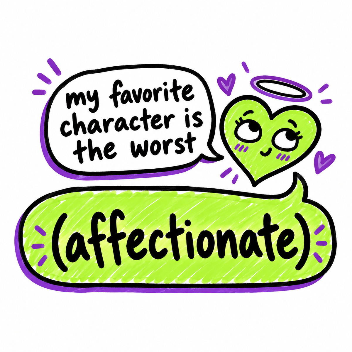 My favorite character is the worst, affectionate, design